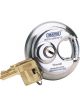 Draper Tools Expert 70mm Diameter Stainless Steel Padlock And 2 Keys