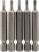 Draper Tools 3mm 1/4 Hex. Plain Slot Insert Bit 50mm Long X 5