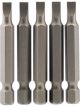 Draper Tools 4.5mm 1/4 Hex. Plain Slot Insert Bit 50mm Long X 5