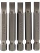 Draper Tools 6mm 1/4 Hex. Plain Slot Insert Bit 50mm Long X 5