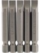 Draper Tools 6.5mm 1/4 Hex. Plain Slot Insert Bit 50mm Long X 5