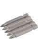 Draper Tools No.1 1/4 Hex. PZ Type Insert Bit 50mm Long X 5