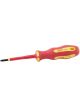 Draper Tools Ergo Plus VDE No.1 X 80mm PZ Slot Screwdriver