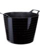 Draper Tools Multi Purpose Flexible Bucket - Black 40L