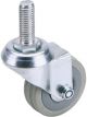 Draper Tools 50mm Dia. Swivel Bolt Fixing Rubber Castor - S.W.L 50Kg