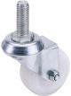 Draper Tools 50mm Dia. Swivel Bolt Fixing Nylon Wheel - S.W.L. 50Kg