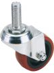 Draper Tools 75mm Dia. Swivel Bolt Fixing Polyurethane Wheel - SWL 70Kg