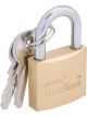 Draper Tools 30mm Brass Cylinder Padlock