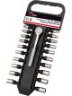 Draper Tools 1/4 Sq. Dr. mm/Af Combined Socket Set 21 Piece