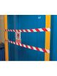 Draper Tools 33M X 50mm Red And White Hazard Tape Roll