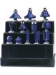 Draper Tools 1/4 TCT Router Bit Set 12 Piece