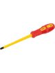 Draper Tools No.3 X 150mm Fully Insulated PZ Slot Screwdriver