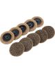 Draper Tools Ten 50mm Polycarbide Abrasive Pads Course
