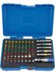 Draper Tools Coloured Screwdriver Bit Set 60 Piece