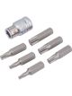 Draper Tools 3/8 Square Drive TX-Star Bit And Bit Holder Set 7 Piece