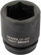Draper Tools Expert 34mm 3/4 Square Drive Hi-Torq 6 Point Impact Socket