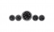 Auto Meter Equus 7000 Series Gauge Kit Speedo Oil Pressure Water Temp Fu