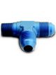A-1 Products Fitting Adapter Tee 3/8 in NPT Male x 8 AN Male x 8 AN