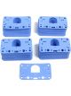 Advanced Engine Design Carburetor Gaskets Reusable Composite Blue Mete
