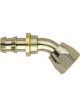 Aeroquip Fitting Hose End AQP Socketless 45 Degree 4 AN Hose Barb to
