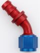 Aeroquip Fitting Hose End AQP Socketless 45 Degree 10 AN Hose Barb to