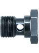 Aeroquip Banjo Bolt Single Banjo 7/16-20 in Thread Steel Natural