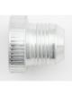 Aeroquip Fitting Plug 6 AN Knurled Head Aluminum Natural Set of 20