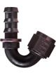 Aeroquip Fitting Hose End AQP Socketless 150 Degree 6 AN Hose Barb to