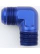 Aeroquip Fitting Adapter 90 Degree 16 AN Male to 1 in NPT Male Alumin