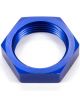 Aeroquip Bulkhead Fitting Nut - 16 AN - Aluminum - Blue Anodize - Each