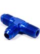 Aeroquip Fitting Adapter Tee 6 AN Male x 1/4 in NPT Male x 6 AN Male