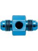 Aeroquip Fitting Gauge Adapter Straight 8 AN Male to 8 AN Male 1/8 in