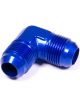 Aeroquip Fitting Adapter 90 Degree 12 AN Male to 12 AN Male Aluminum