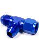 Aeroquip Fitting Adapter Tee 8 AN Male x 8 AN Male x 8 AN Female Alum