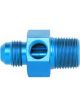 Aeroquip Fitting Gauge Adapter Straight 6 AN Male to 1/4 in NPT Male
