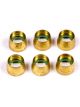 Aeroquip Compression Ferrule - 8 AN - Brass - AC Fittings - Set of 6