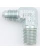 Aeroquip Fitting Adapter 90 Degree 4 AN Male to 1/4 in NPT Male Steel