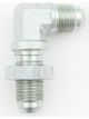 Aeroquip Fitting Bulkhead 90 Degree 6 AN Male to 6 AN Male Bulkhead S