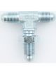 Aeroquip Fitting Bulkhead Tee 4 AN Male x 4 AN Male x 4 AN Male Bulkh
