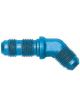 Aeroquip Fitting Bulkhead 45 Degree 3 AN Male to 3 AN Male Bulkhead A