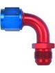 Aeroquip Fitting Adapter 90 Degree 10 AN Female Swivel to 10 AN Male
