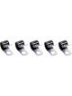 Aeroquip Line Clamp Adel 0.500 in ID Vinyl Coated Steel Set of 5