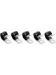 Aeroquip Line Clamp Adel 0.625 in ID Vinyl Coated Steel Set of 5