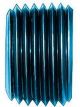 Aeroquip Fitting Plug 3/8 in NPT Allen Head Aluminum Blue Anodize Pair