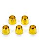 Aeroquip Compression Ferrule - 4 AN - Brass - PTFE Fittings - Set of 5