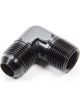 Aeroquip Fitting Adapter 90 Degree 12 AN Male to 3/4 in NPT Male Alum