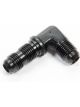 Aeroquip Fitting Bulkhead 90 Degree 6 AN Male to 6 AN Male Bulkhead A