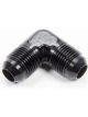 Aeroquip Fitting Adapter 90 Degree 8 AN Male to 8 AN Male Aluminum Bl