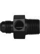Aeroquip Fitting Gauge Adapter Straight 6 AN Male to 3/8 in NPT Male