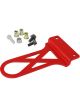 AFE Power Tow Hook Control PFADT Series Bolt-On Front Steel Red